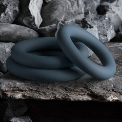 Boners Set de 3 cockrings Boners Silicone 9mm